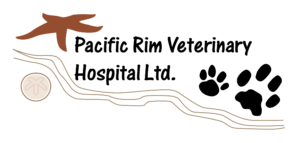 Logo of Pacific Rim Veterinary Hospital in Port Alberni, British Columbia